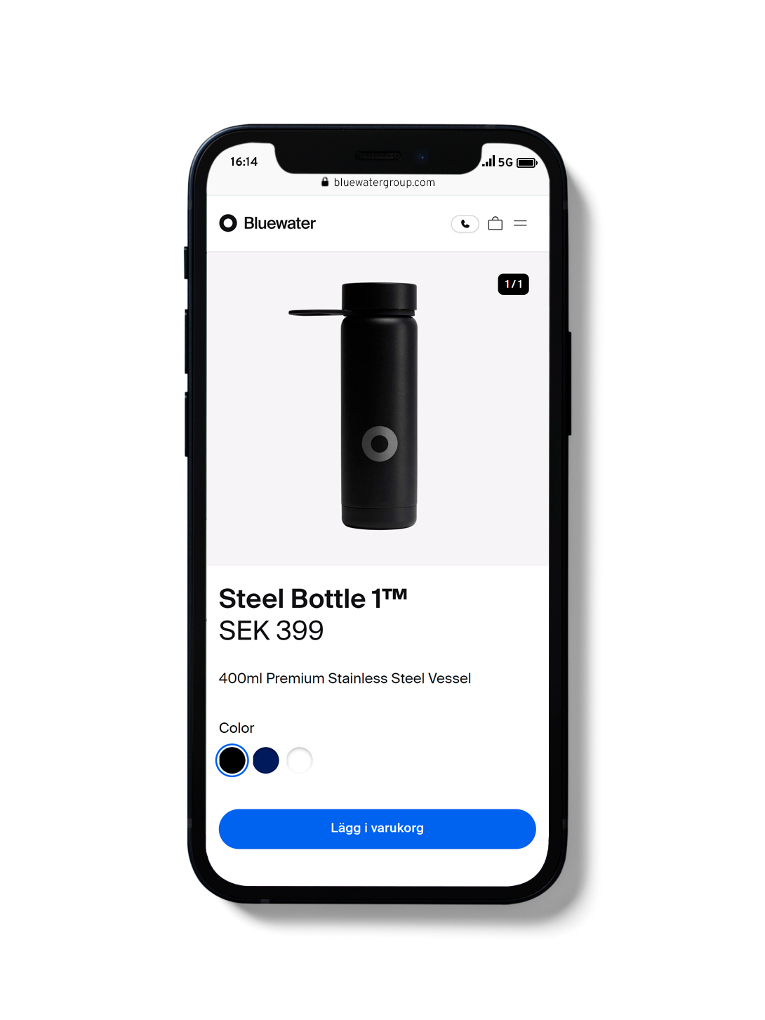 Bluewater - Product detail page