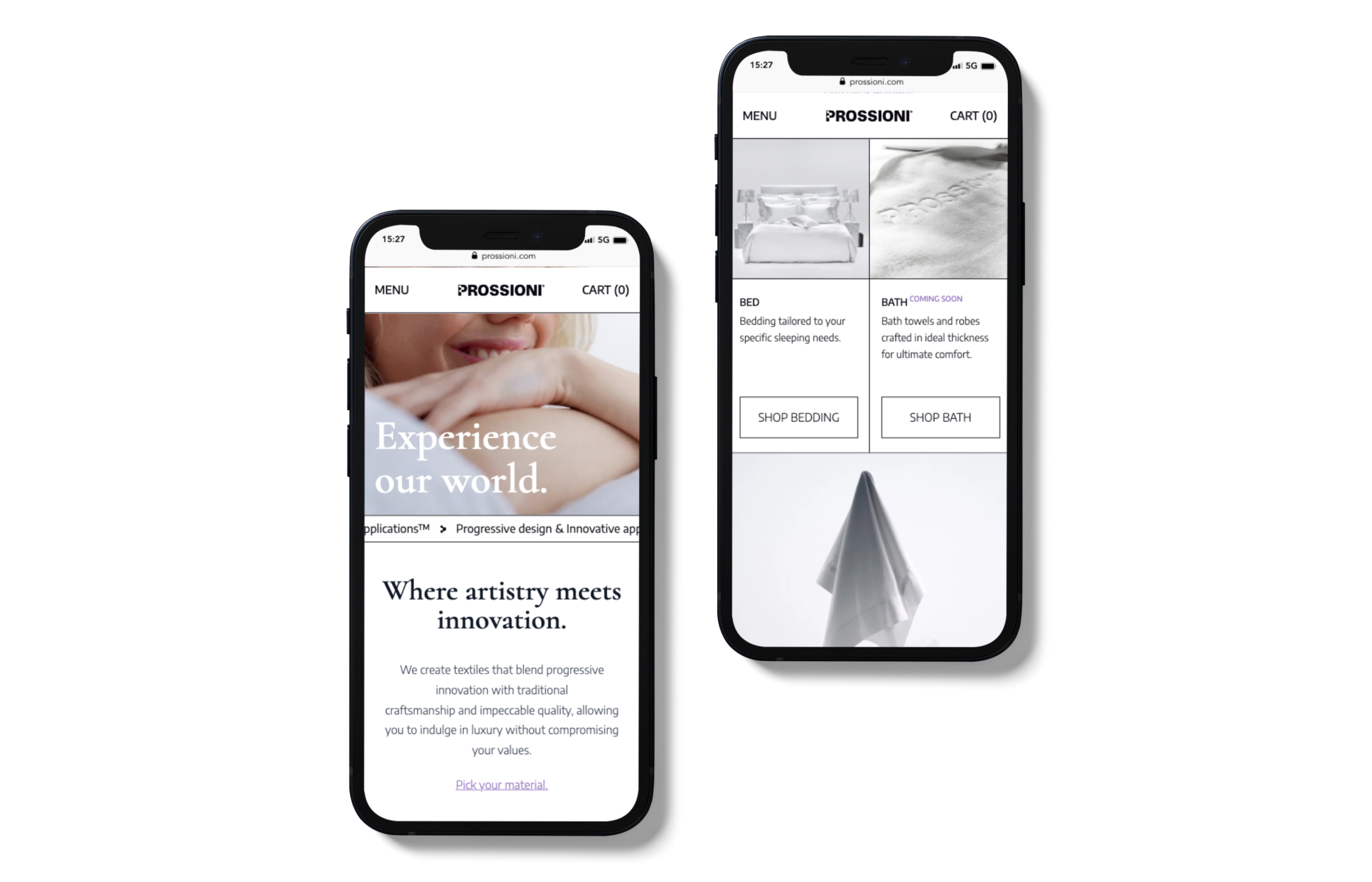 Prossioni - Mobile dual view